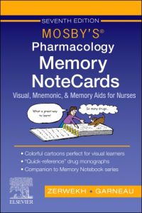 Mosby's Pharmacology Memory NoteCards