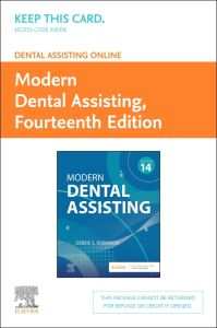 Dental Assisting Online for Modern Dental Assisting (Access Card)