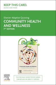 Elsevier Adaptive Quizzing for Community Health and Wellness 7E - Access Card