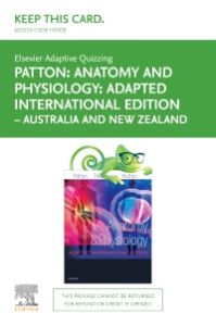 Elsevier Adaptive Quizzing for Anatomy and Physiology: Adapted International Edition – Australia and New Zealand – Access Card