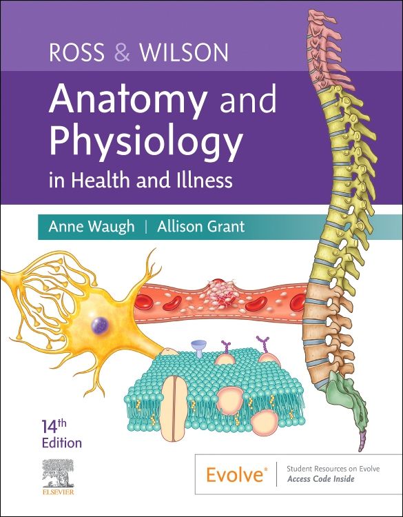 and　edition　Ross　14th　in　Wilson　Australia　Anatomy　9780323834605　Physiology　Bookstore　Health　a:　Anne　Waugh　ISBN:　Elsevier