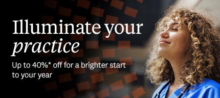 Illuminate your practice. Up to fourty percent off for a brighter start to your year