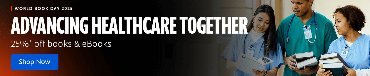 Advancing healthcare together - 25% off books & eBooks